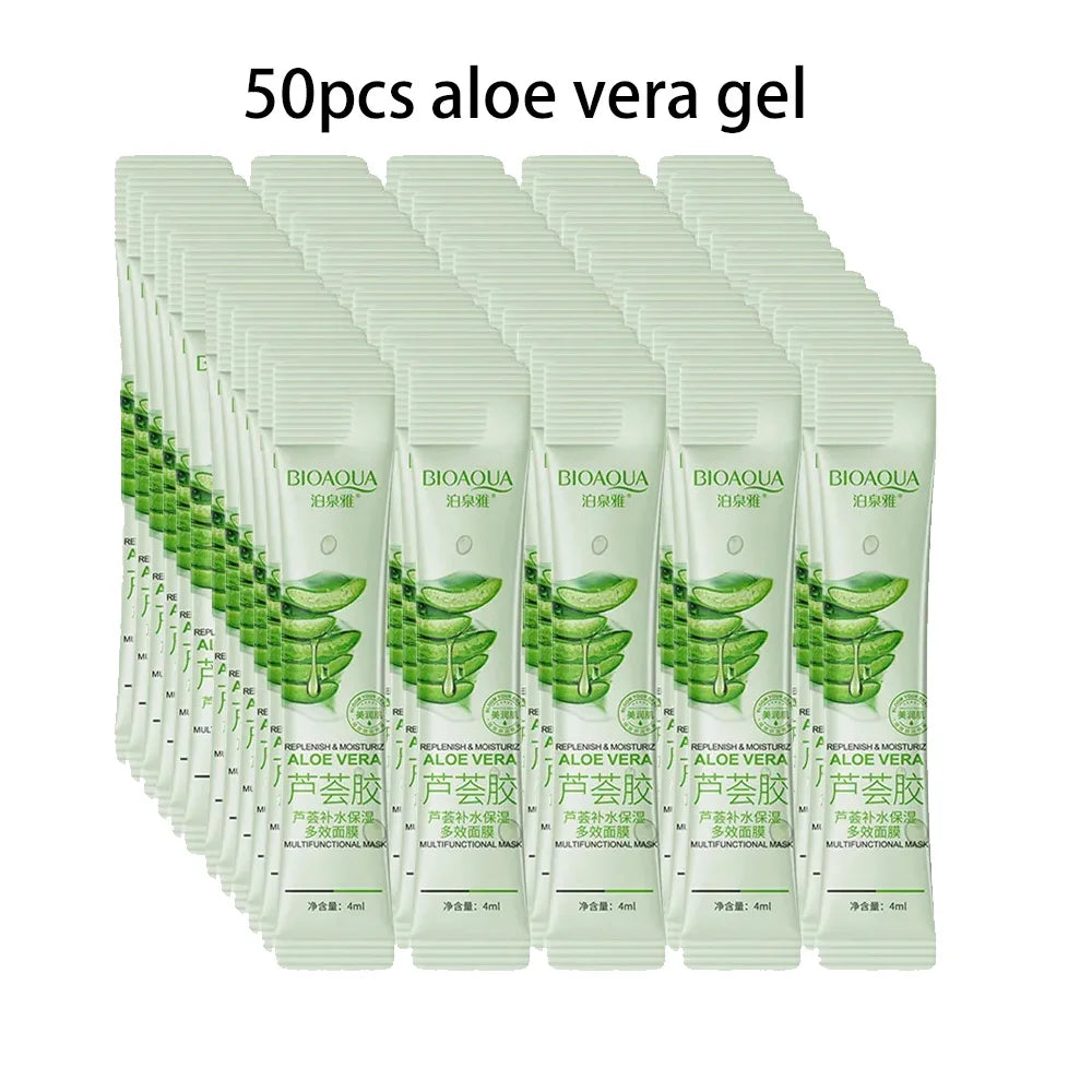 50/100pcs BIOAQUA Rice Raw Pulp Sleeping Masks