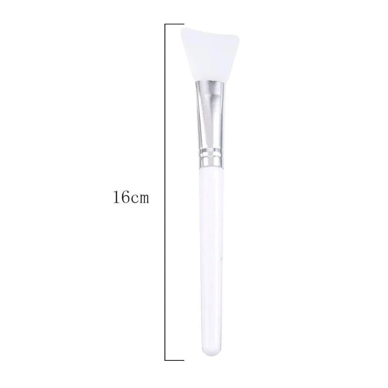 White Makeup Silicone Facial Mask Brush