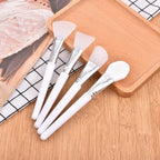 White Makeup Silicone Facial Mask Brush