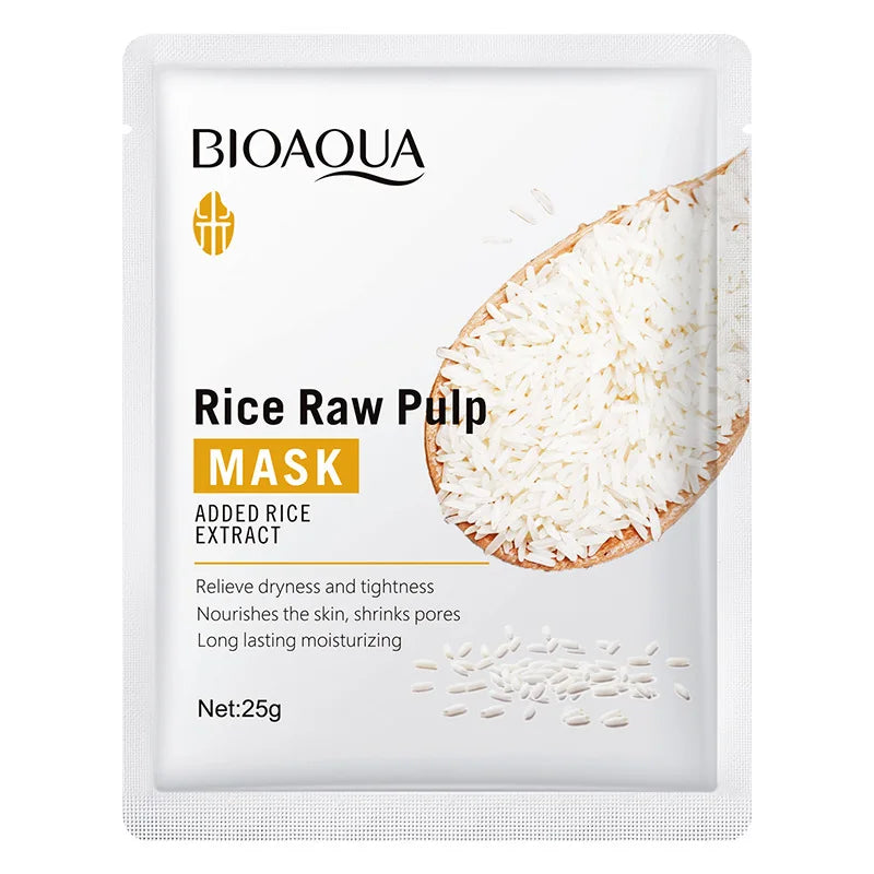 BIOAQUA Rice Raw Pulp Facial Masks