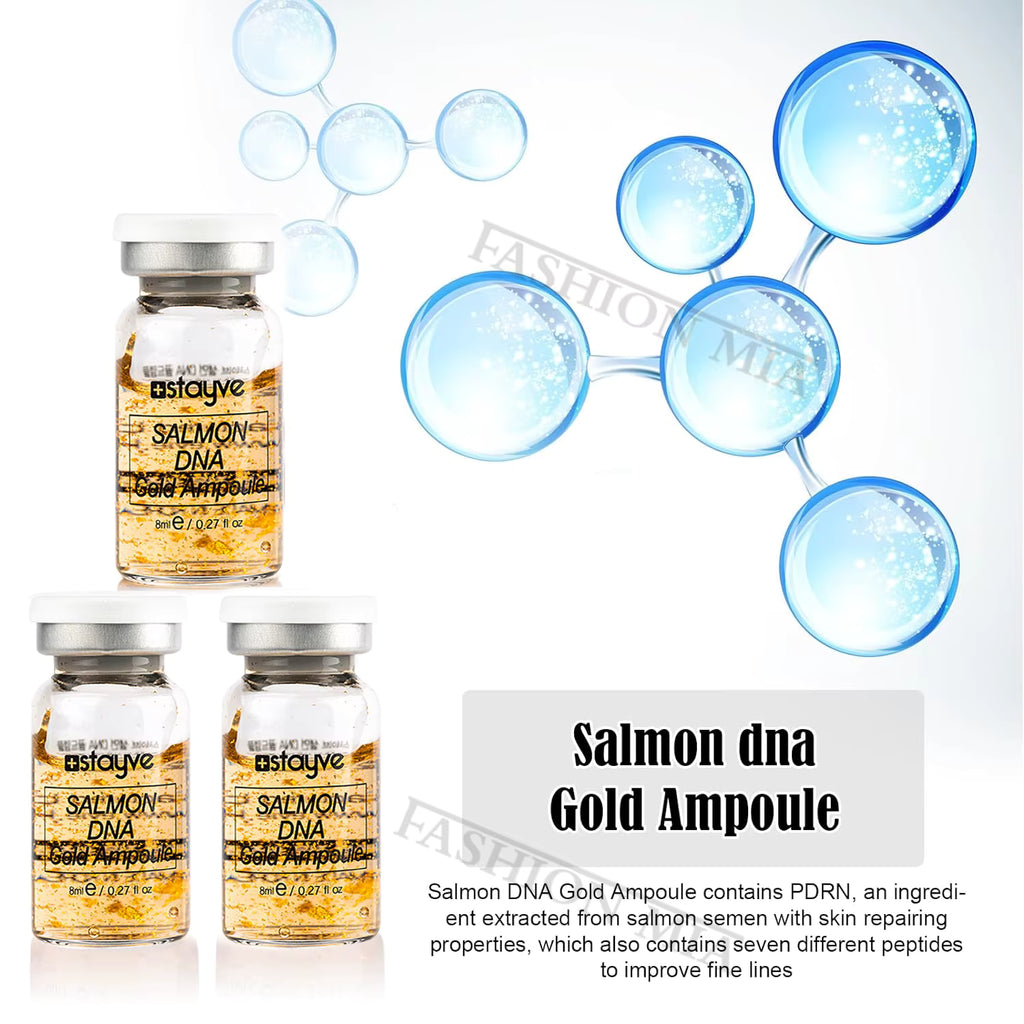 Stayve 8ml Salmon DNA Gold Ampoule Serum Kit