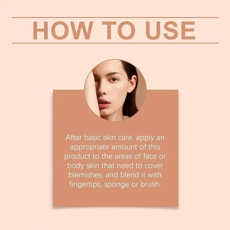 BB foundation cream - moisturizing and isolating, waterproof and sweat proof, lasting concealer, creating a natural look