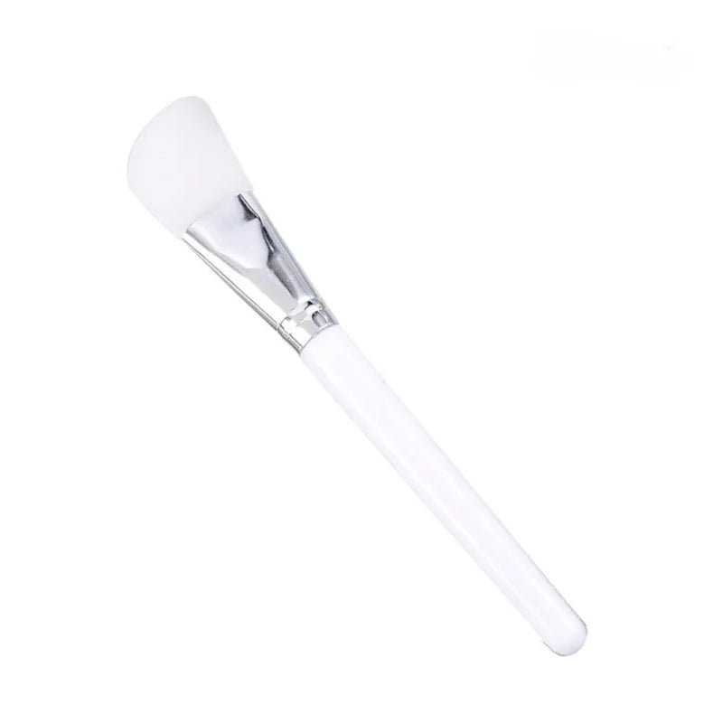 White Makeup Silicone Facial Mask Brush