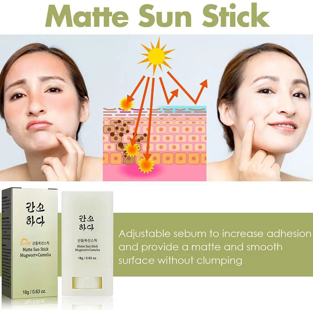 Face Body Sunscreen Matte Sun Stick SPF50+