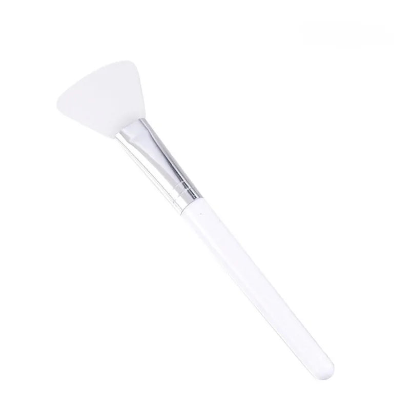 White Makeup Silicone Facial Mask Brush