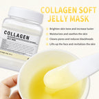 EJW Professional Collagen Hydro Jelly Mask Powder for Hydrated, Smooth Skin - Gel Peel Off/Vitamin C Jelly Face Mask Powder