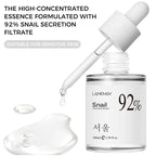 Korean 92% Snail Soothing Serum