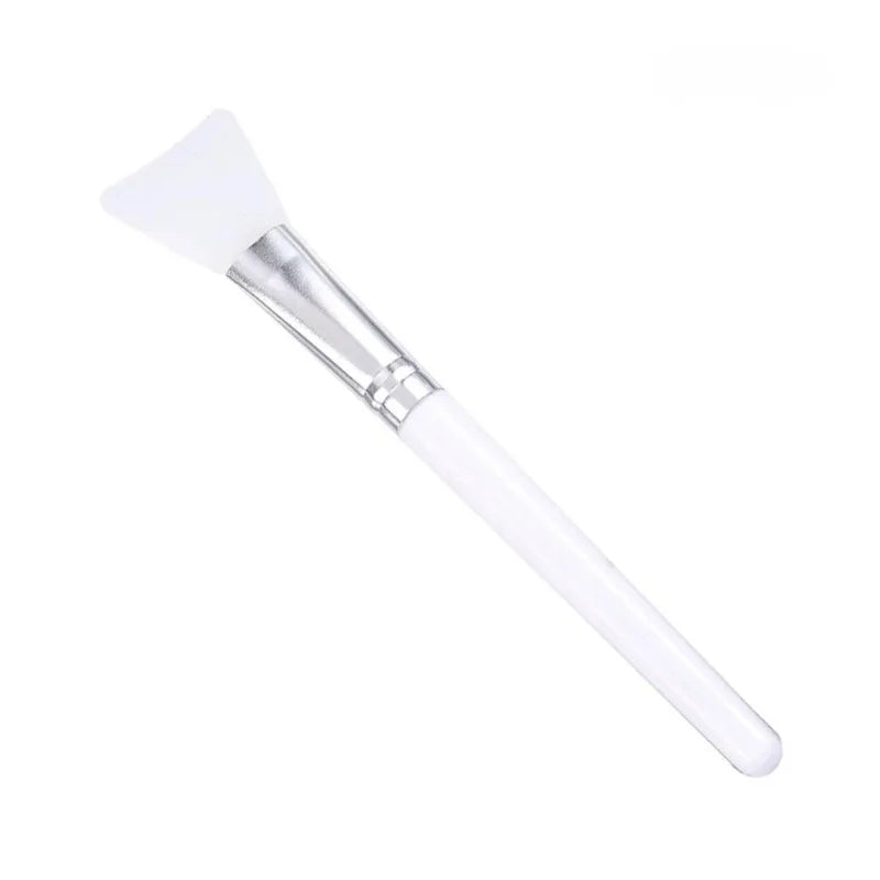 White Makeup Silicone Facial Mask Brush