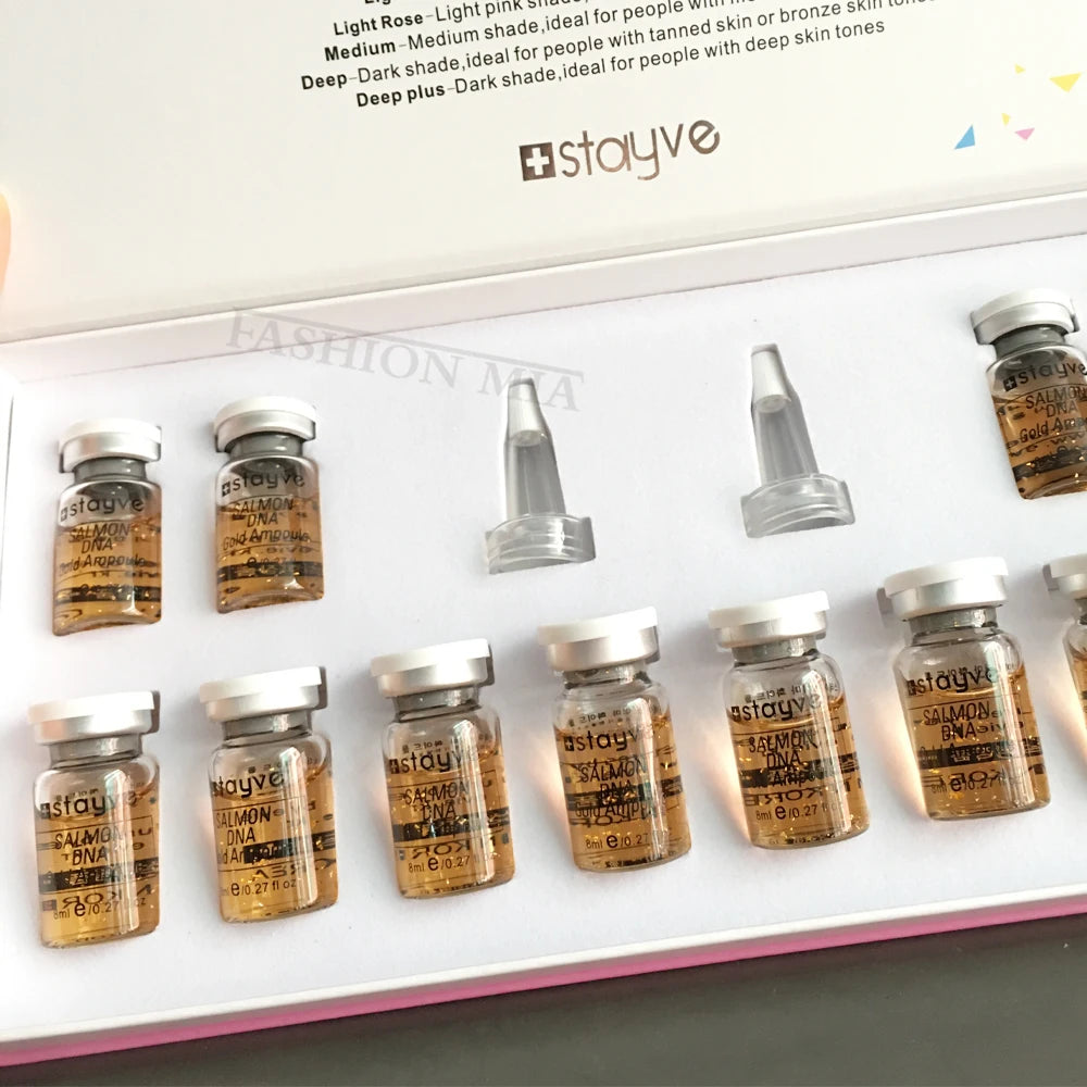 Stayve 8ml Salmon DNA Gold Ampoule Serum Kit