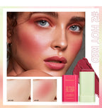 Make Up Functional Blush Stick Easy Color Rouge Blusher Cream Waterproof High Color Rendering Brightening Skin Tone Hot