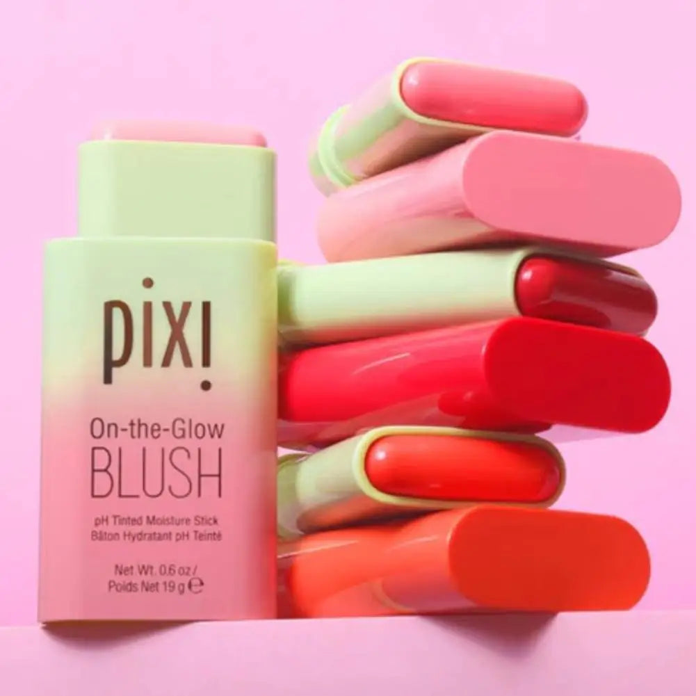 ﻿pixiBlush Cosmetic Blush Makeup Products Make Up Blusher Cosmetics Pink Blush in Bar Korean Palette Long lasting Matte Stick