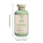 Exfoliating facial scrub skin care