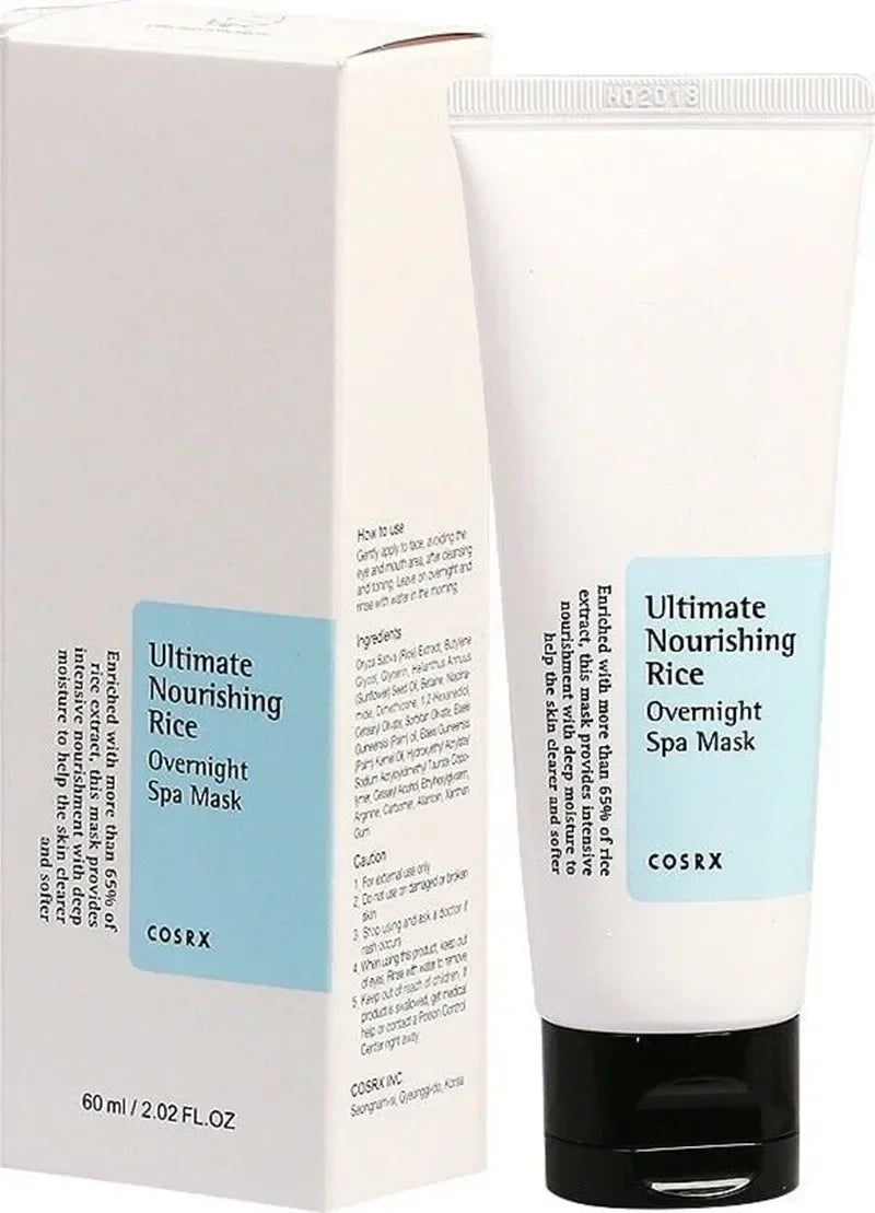 NEW COSRX Ultimate Nourishing Rice Overnight Spa Mask