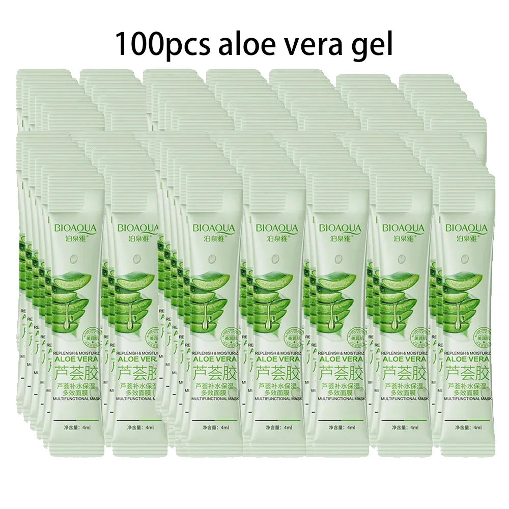 50/100pcs BIOAQUA Rice Raw Pulp Sleeping Masks