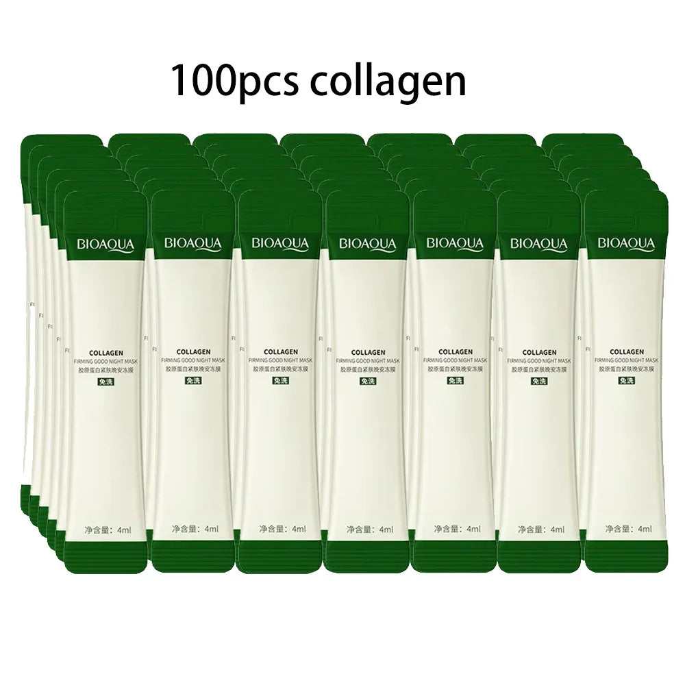 50/100pcs BIOAQUA Rice Raw Pulp Sleeping Masks