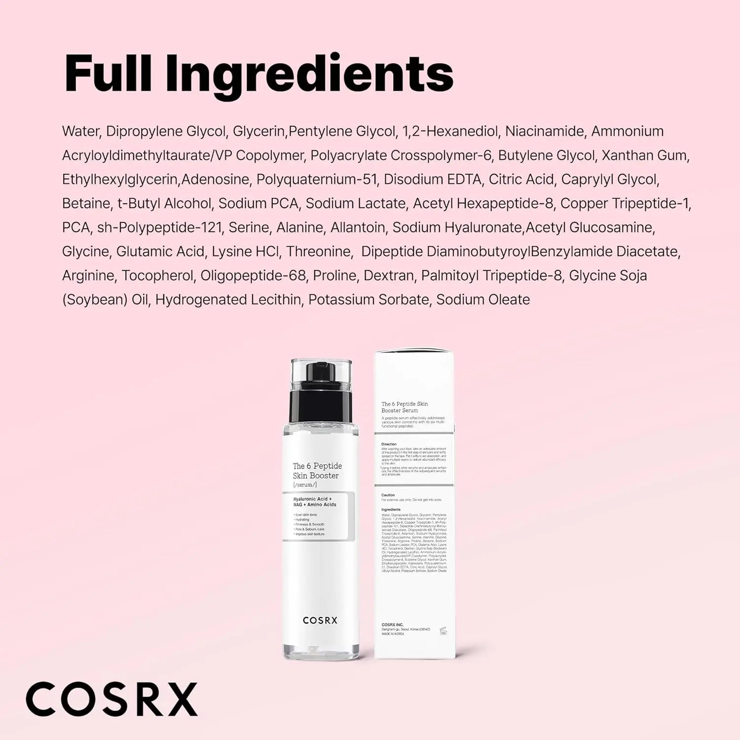 COSRX 6X Peptide Collagen Boosting Toner