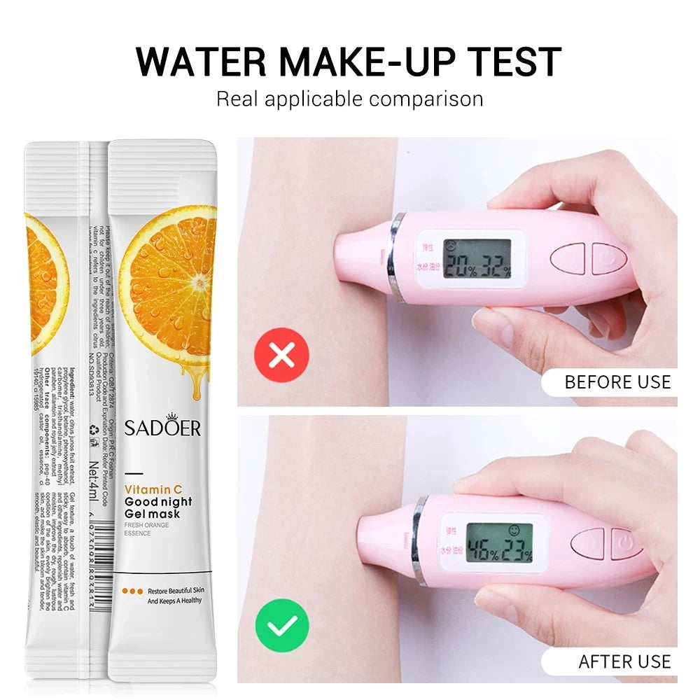 50/100pcs BIOAQUA Rice Raw Pulp Sleeping Masks